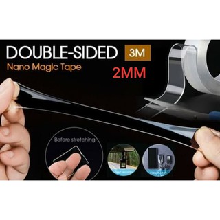 Nano cinta de doble cara transparente de doble uso adhesivo de doble uso cinta adhesiva de doble cara
