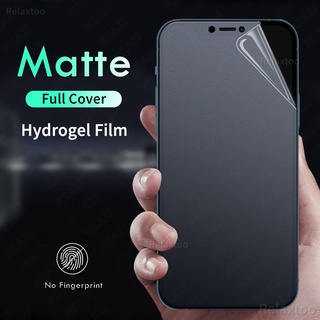 Película de hidrogel mate adecuada para Apple iPhone 12 11 13 Pro Max iphone 12 iphone 13 mini iphone 11 Pro Max protector de pantalla esmerilado película de hidrogel suave vidrio no templado