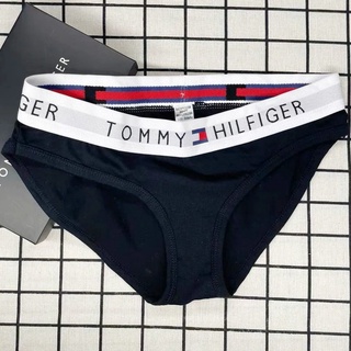 Tommy Hilfiger Bragas De Mujer De Algodón Puro Calzoncillos De Cintura Media Cortos (9)