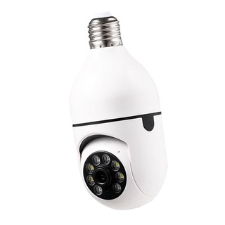 Cmara de luz LED 1080P HD Inalmbrico Panormico Seguridad para el hogar Lmpara de bombilla WiFi Cmara IP Seguridad para (8)