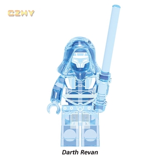 star wars minifigures lego compatible transparente darth vader stormtroopers bloques de construcción juguetes x0287 (5)