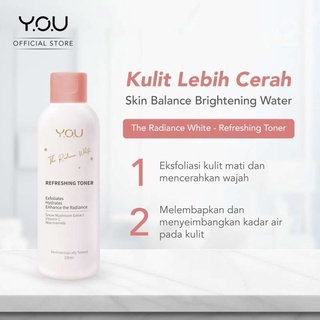 You THE RADIANCE WHITE ESSENTIAL TONER 100ml