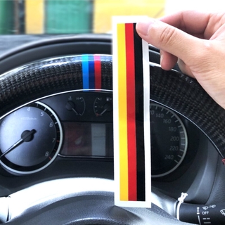 Tira de pegatinas universal para volante de coche, Color de bricolaje para BENZ para BMW