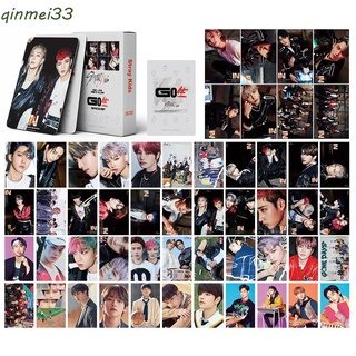 Qinmei 54pcs LOMO tarjeta nuevo álbum GO LIVE tarjetas de fotos Stray Kids2021 Stray Kids KPOP tarjetas autohechos Fans colección Photocard