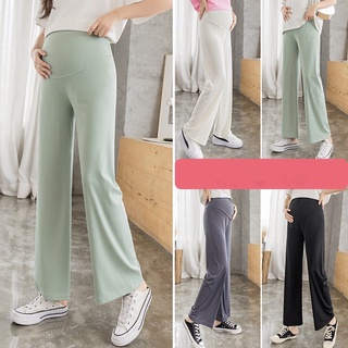 pantalones de maternidad para mujer/pantalones largos/cintura alta ajustables/mengandung