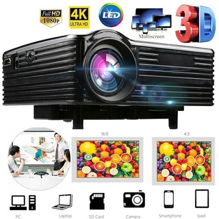 H80 Mini Proyector De Vídeo HD Portátil 1080p Led/Oficina/Lcd (1)