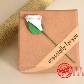caja de joyería creativa vintage de papel kraft caja de reloj caja de joyería regalo flores caja pulsera con e5t8