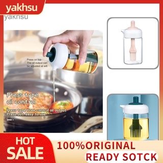 Yak_ sin dispensador de aceite de olor botella hogar salsa de soja dispensador de aceite botella fácil de transportar herramientas de cocina