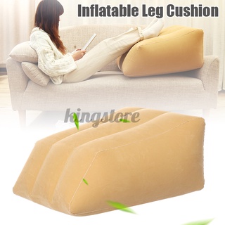 Wedge Leg Foot Rest Raiser Support Pillow Portable Inflatable Cushion 60x63x32cm