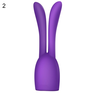 smiles vibrador manga masajeador cubierta conejo oreja diseño de silicona G Spot vibración sombrero para pareja (8)