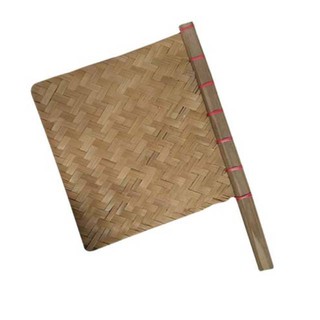 Abanico tradicional de bambú tejido SATE (2)
