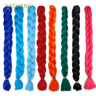 yashang para las mujeres extensión de pelo ombre trenzado de ganchillo jumbo trenzado sintético peinados afro twist trenzado kanekalon falsa trenza