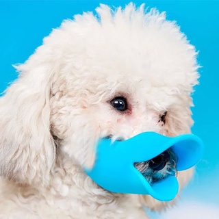 ledaminf ajustable Anti-mordida dejar de ladrar cachorro perro pato boca cubierta hocico mascotas suministros