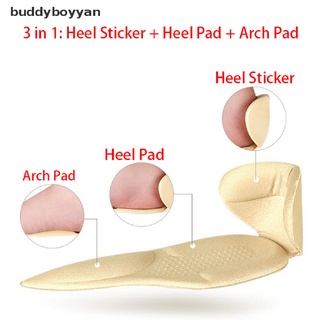 [buddyboyyan] 1 par de plantillas de esponja para insertar el poste del talón respirable
