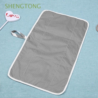 SHENGTONG - almohadilla para cambiar pañales, lavable, lavable, cambiador de pañales, impermeable, impermeable, plegable, para el cuidado del bebé