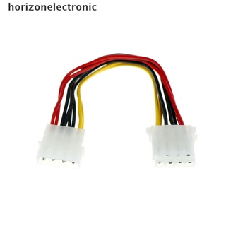 [horizonelectronic] 2 pzs adaptador de fuente de alimentación macho a 2 puertos IDE hembra de 4 pines/Cable adaptador de 18 cm caliente