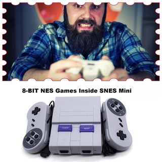 ⚡ready stock⚡★ Snes Nes Super Classic Tv Game Consoles 16-Bit Video Game Console Built-In 660 Classic Games Console