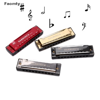 Faomty Divertido Instrumento Musical Boca Gaita 10 agujeros Para principiantes/Instrumentos musicales