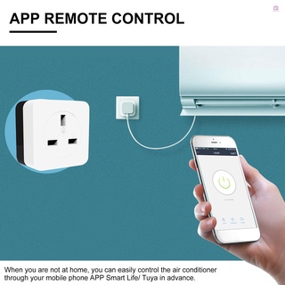 16A WiFi Aire Acondicionado Enchufe De Pared Compañero Compatible Mejor Que IR Mando A Distancia Smart Life Tuya Aplicación Con Alexa Google Home (4)