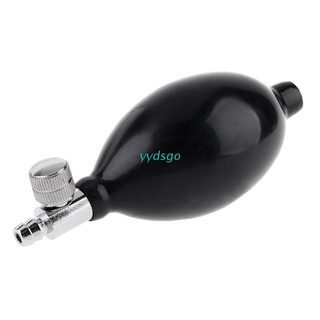 YGO Blood Pressure Monitor Inflation Pump Latex Bulb with Twist Air Release Valve