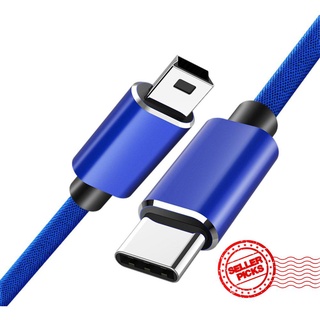 Type-c to Mini 5P USB Cable Type-c to Mini T-port OTG F6O1 (1)