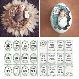 Tarjetas lorrras Para bebé lo mismo tarjetas De sol Unisex diseñado tarjetas De Foto que incluye embarazo y edad llaves De regalo De ducha Para bebés (9)