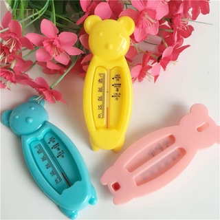 TITIY bañera bebé termómetro cuidado del bebé oso juguetes de baño bebé de plástico de dibujos animados flotante Sensor de agua medidor/Multicolor (1)