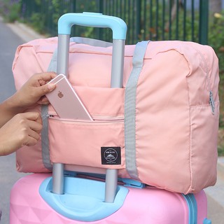 Bolsa de viaje trolley bolsa de mano bolsa de equipaje bolsa de equipaje bolsa de gran capacidad de corta distancia bolsa de hombro mujer plegable bolsa de almacenamiento