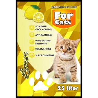 Forcats - arena fragante para gatos (25 litros, limón)
