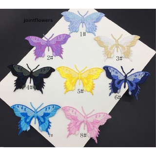 jsmx bordado mariposa coser hierro en parche insignia bordado tela apliques diy glory