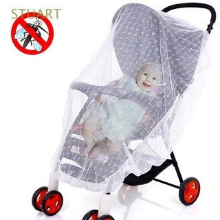 STUART Infants Supplies Baby Protection Net Delicate Stroller Net Mosquito Net Accessories Amazing Outdoor Mesh Infant Arrival Buggy Crib Netting/Multicolor