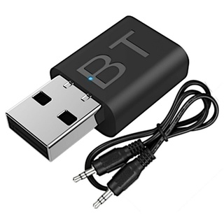 [SUPERS] Receptor De Audio Bluetooth 5.0 USB 3.5 Mm Adaptador Auxiliar Para Coche/TV/PC/Bocina