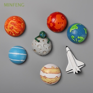 minfeng mercury - adhesivo para mensajes de saturno, diseño de imanes para nevera, tierra júpiter venus, refrigerador, hogar, decorativo
