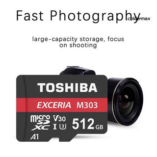[frío] para TOSHIBA 512GB/1TB tarjeta de memoria impermeable antimagnética Ultra-delgada tarjeta de almacenamiento de alta velocidad para teléfono móvil
