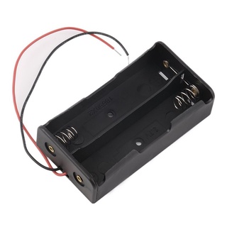 [savestar] Battery Storage Case For 2 Pcs 18650 Batteries Battery Holder With Wire Leads