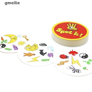 gmeilie dobble spot it juego de cartas juguete caja de hierro tarjeta de mesa hip hop versión inglés juego mx (2)