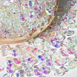 50pcs 6*8 mm Bicone cristal Austria cuentas encanto de vidrio liso gota de agua cuenta espaciador suelto cuenta para horquilla DIY fabricación de joyas