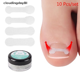 cloudingdaybi 10pcs dedo del pie encarnado corrección de uñas pegatina parche paroniquia corrector tratamiento productos populares