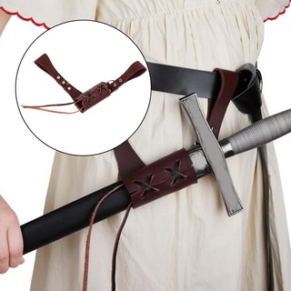 [brpredolomx] Medieval Renaissance Sword Belt Frog Belt Leather Frog Sword Costume Accessory Frog Sword Holder Rapier Knight Sword (1)