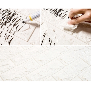 envío inmediato venta diy 3d pegatina de pared autoadhesiva papel pintado diy habitación hogar impermeable decoración de pared (8)