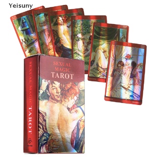 [yei] cartas de tarot mágico sexual juego de cartas tarot familia fiesta juego de mesa adivinación mxy