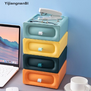 yijiangnanbi 1pcs simple cajón de oficina caja de almacenamiento multicapa organizador de escritorio caja de almacenamiento caliente
