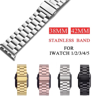Versión mejorada banda de acero inoxidable sólido Compatible con Apple Watch Business Band iwatch correa para iwatch Serie 6 5 4 3 (1)
