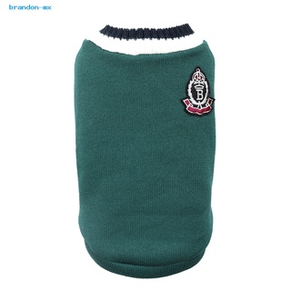 brandon.mx Easy-wearing Pet Clothing Pet Dog Sleeveless Sweater Clothes All-match for Winter
