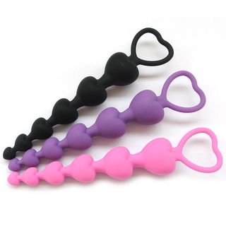 Invierno-divertido juguetes de silicona Anal bolas Plug G-Spot estimulación adulto mujer hombre juguete sexual