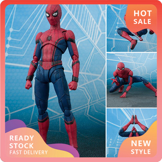 you-mo 15cm spiderman super héroe muñeca movible figura de acción juguetes niños colección regalo