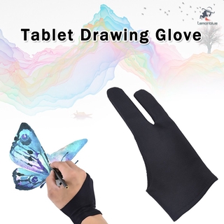 guante de dibujo de tableta guante de artista para ipad pro lápiz/tableta gráfica/pantalla de bolígrafo