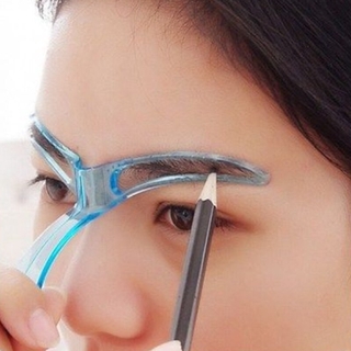 tarjeta de cejas estéreo de ayuda de cejas para delineador de ojos ayuda de dibujo deflector de cejas marco de maquillaje herramienta para principiantes