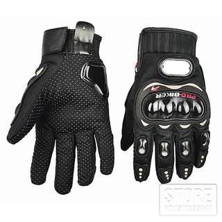 guantes pro-biker para motocicleta/guantes transpirables para carreras/guantes antideslizantes de goma