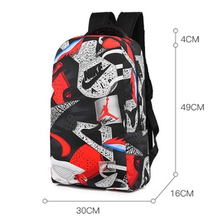 Nk JD Classical Graffiti Geometry Backpack Sport Backpack Traveling Bag (8)
